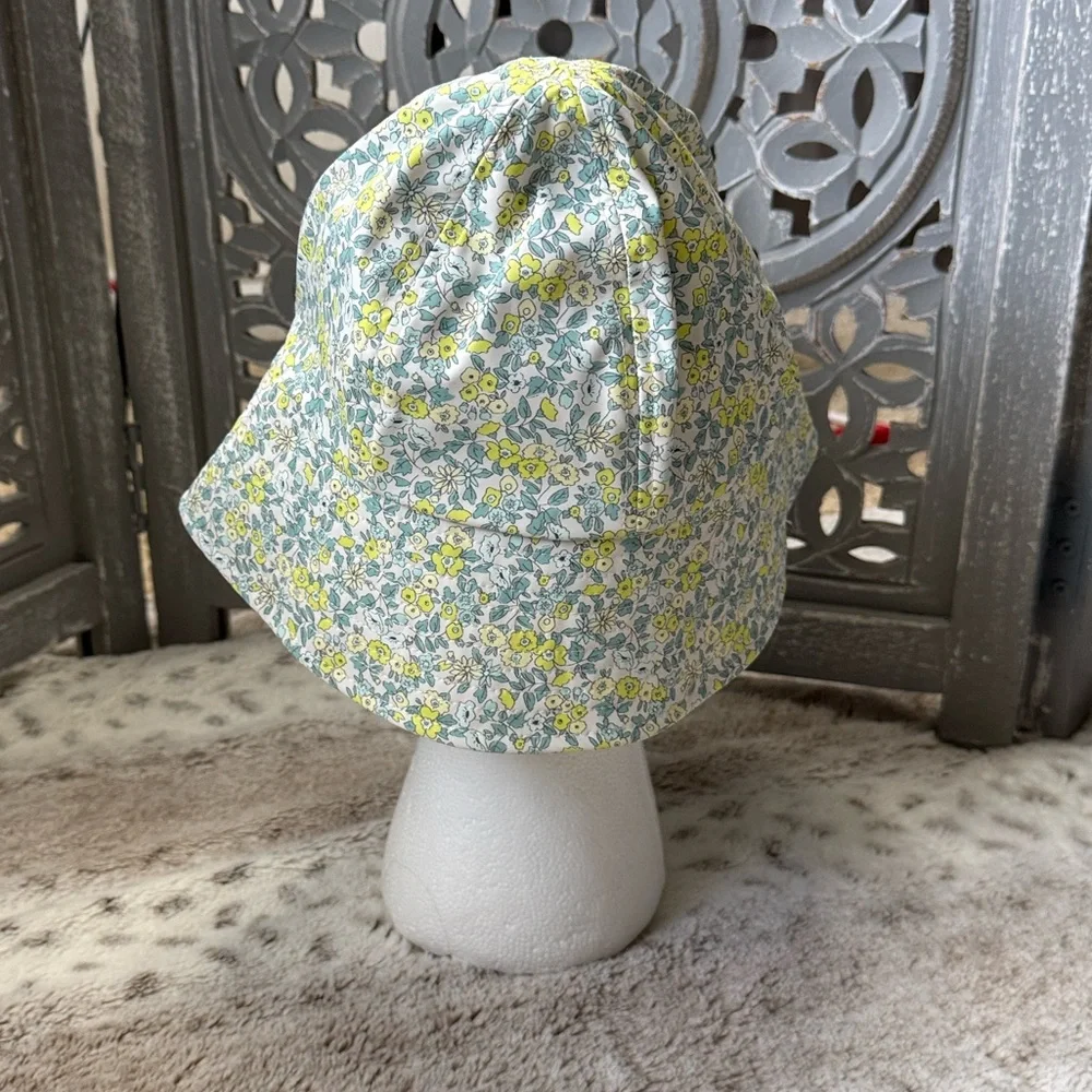 Zara pastel floral bucket hat girls OS waterproof outdoor beach girlhoodcore